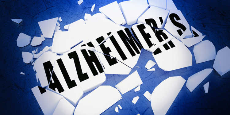 Alzheimer-Demenz abstrakt mit gebrochenem Stein dargestellt © BladeTucker / shutterstock.com