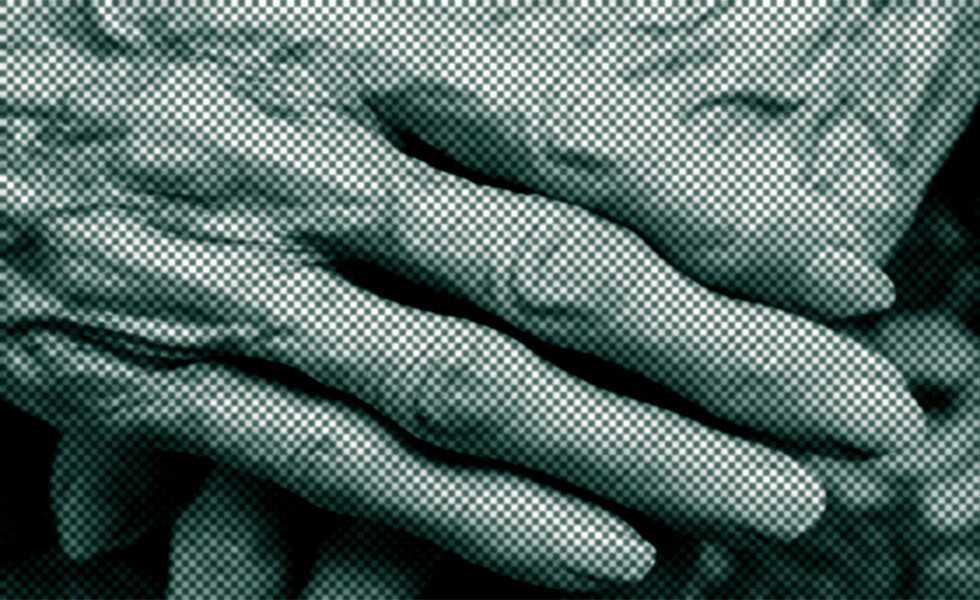 Alte Hand abstrakt dargestellt © www.afcom.at