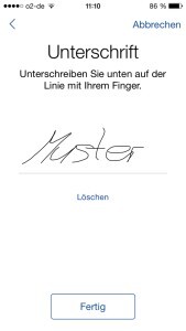 Die Einwilligung zur Studie wird per Unterschrift auf dem Gerät erteilt © Universitätsklinikum Freiburg