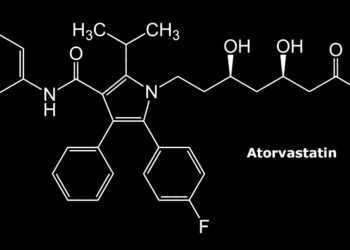 Atorvastatin führt durch seine lipidsenkenden Eigenschaften zur Senkung des LDL-Cholesterins, der Triglyzeride und des Apolipoprotein B; weiters erhöht Atorvastatin das gute HDL-Cholesterin. © afcom.at / wikimedia