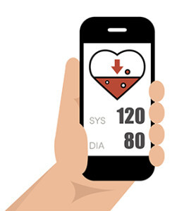 Smartphone und APPs sind nicht geeeignet, umn den Blutdruck richtig messen zu können, warnt die DHL. © marina_ua / shutterstock.com