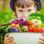 Child,And,Vegetables.,Selective,Focus.