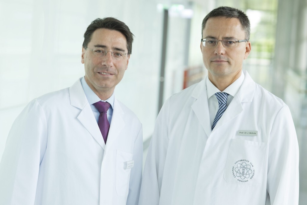 Prof. Dr. Wolfgang Rottbauer und Prof. Dr. Jochen Wöhrle © Universitätsklinikum Ulm