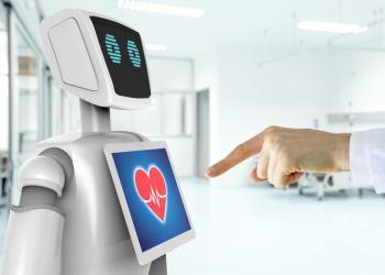Sozial interagierende Roboter und Service-Roboter für die Kranken- und Altenpflege. © Zapp2Photo / shutterstock.com