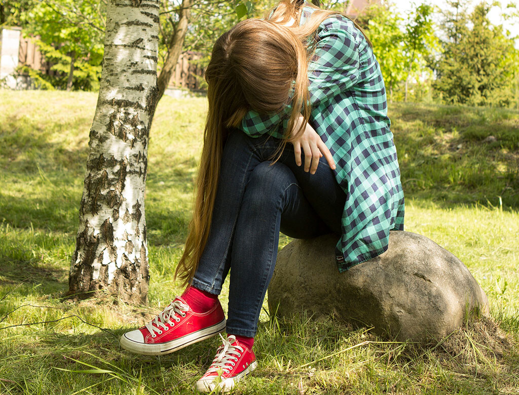 Ein hoher Cortisol-Spiegel im Haar von Jugendlichen zeigte in einer Studie eine höhere Wahrscheinlichkeit für eine Depression an. © Bela Zamsha / shutterstock.com